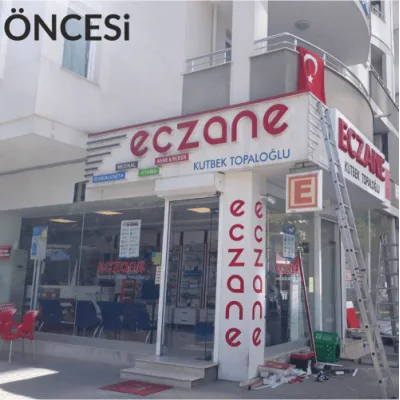 Eczane Tabela 100x300CM (Yönetmeliğe Uygun) — referans görsel — değiştirilecek